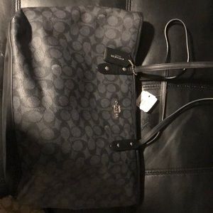 Coach tote nwt pvc beautiful never used